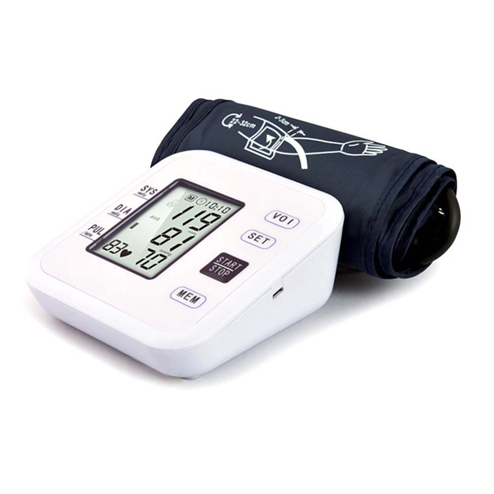 Digital Upper Arm Blood Pressure Monitor Home Voice Bp Machine (1)