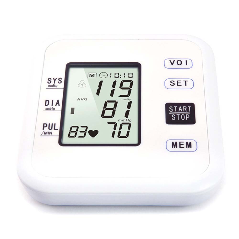 Digital Upper Arm Blood Pressure Monitor Home Voice Bp Machine (10)