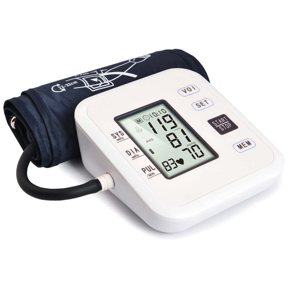 Digital Upper Arm Blood Pressure Monitor Home Voice Bp Machine (2)