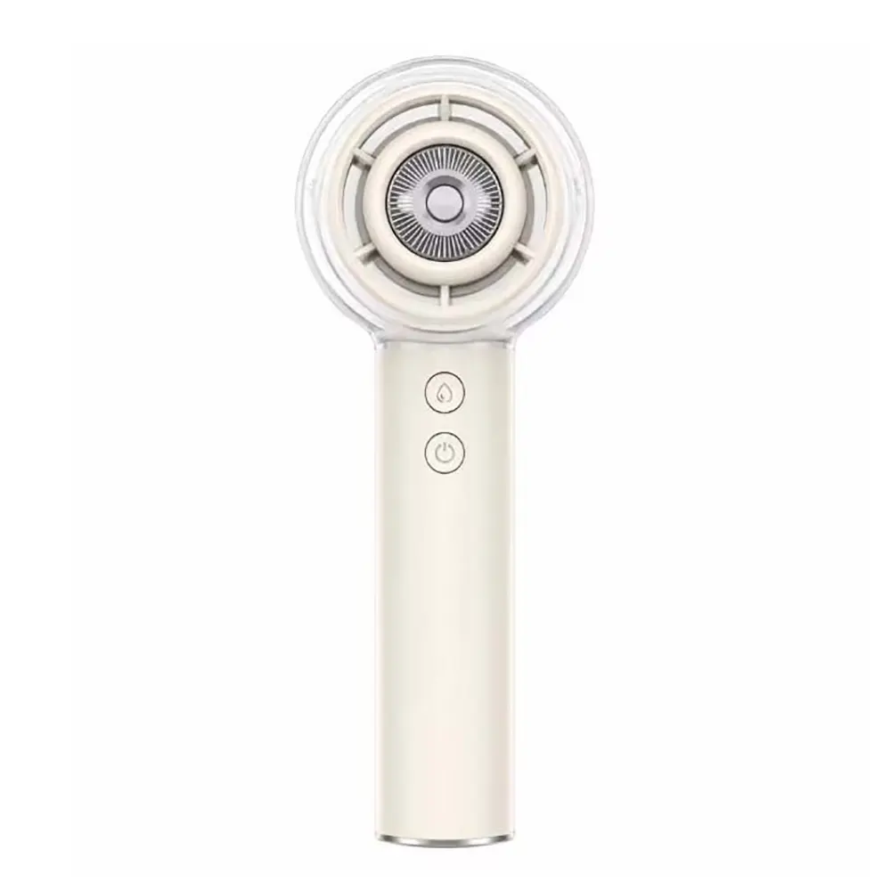 6000mAh Rechargeable Misting Handheld Fan with 4 Strong Wind Modes (1) 6000mAh Rechargeable Misting Handheld Fan with 4 Strong Wind Modes