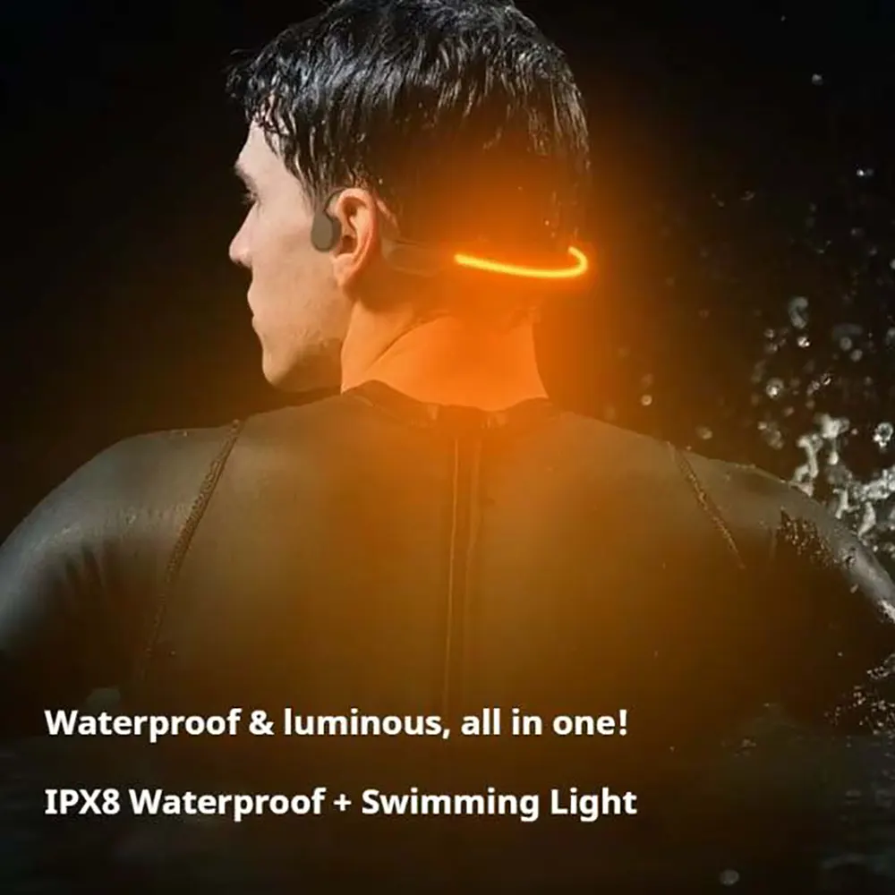 Sports Swimming Bone Conduction Headphones Bluetooth 6.0 IPX8 Waterproof Earphones 32GB MP3 (4) Sports Swimming Bone Conduction Headphones Bluetooth 6.0 IPX8 Waterproof Earphones 32GB MP3