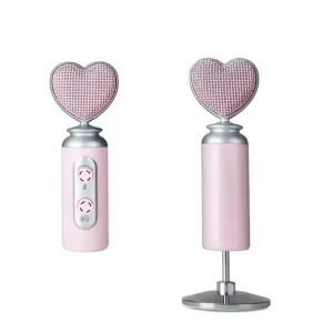 USB-C Noise Reduction Condenser Microphone For Mobile PC Live Streaming Pink Kit