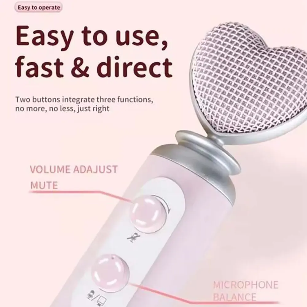 USB-C Noise Reduction Condenser Microphone For Mobile PC Live Streaming Pink Kit (5) USB-C Noise Reduction Condenser Microphone For Mobile PC Live Streaming Pink Kit