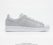 Adidas Unisex Superstar Lowtop Casual Shoes-Silver