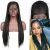 Long Wigs For Women Synthetic Lace Front Braided Wigs Black