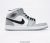Nike Unisex Air Jordan 1 Midtop Basketable Shoes-Gray