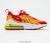 Nike Women Air Max 270 React ENG Runnning Shoes-Red